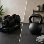 halteres reglables ou kettlebell